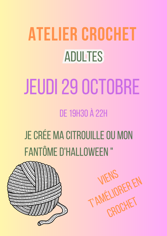 Atelier crochet adultes